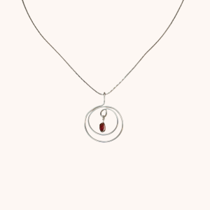 Granat Kettenanhänger Amulett